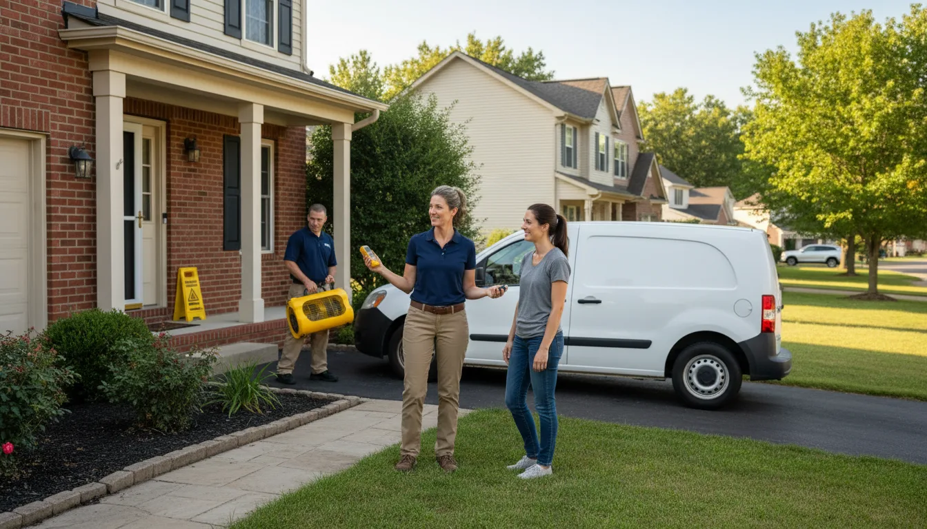 Water restoration image for Home Water Damage Repair in Bixby, MO